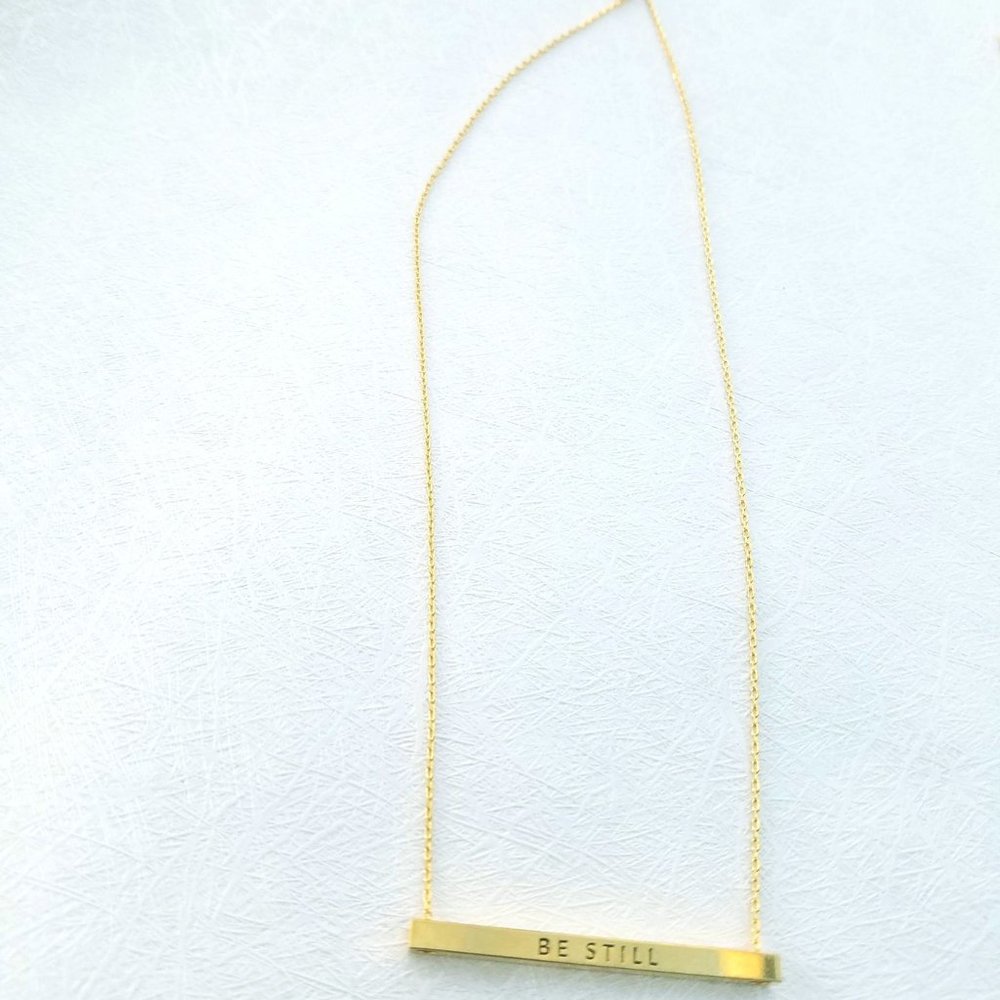 Be Still Gold Necklace